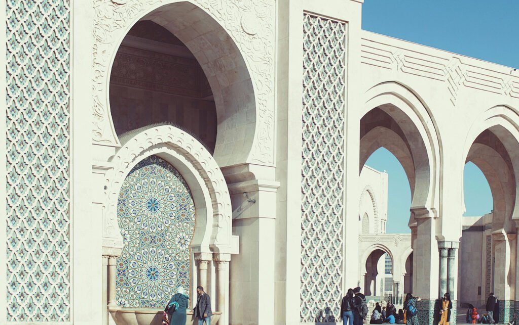 Casablanca coastal city view