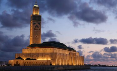 Casablanca Hassan II Mosque exterior view