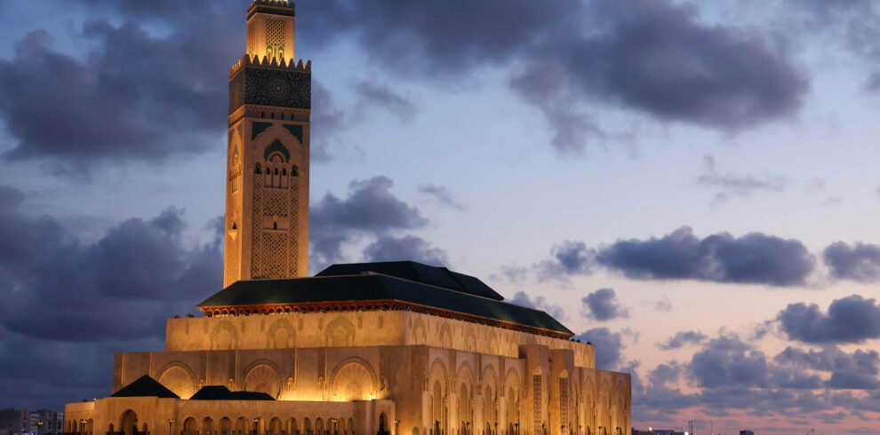 Casablanca Hassan II Mosque exterior view