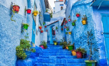 Chefchaouen blue city streets
