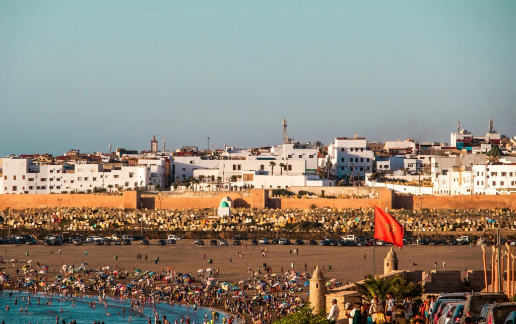 Essaouira blue doors and alleys