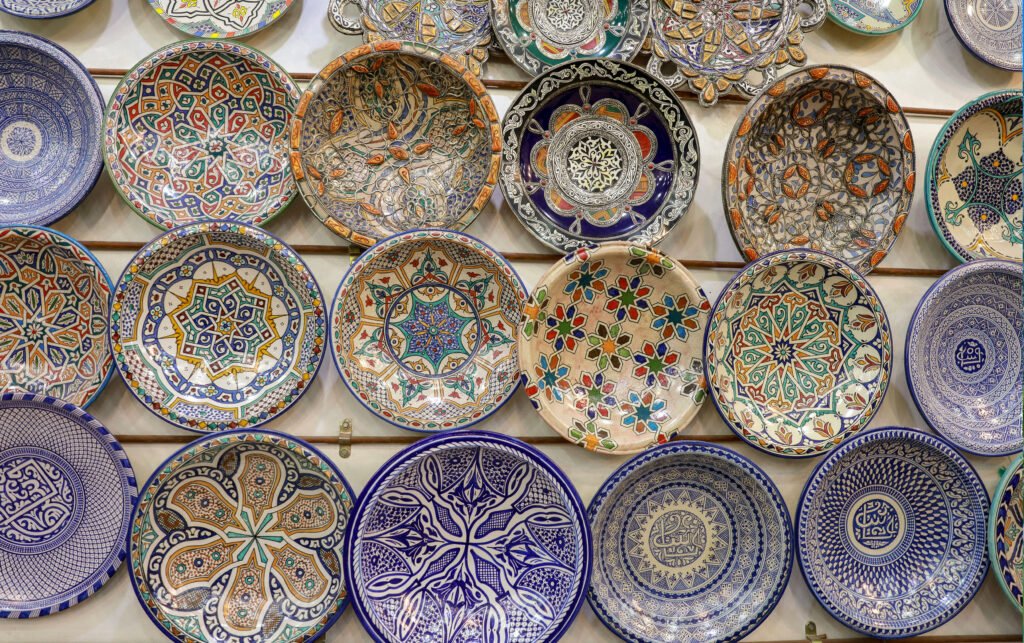 Fes old medina streets and architecture