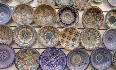 Fes old medina streets and architecture