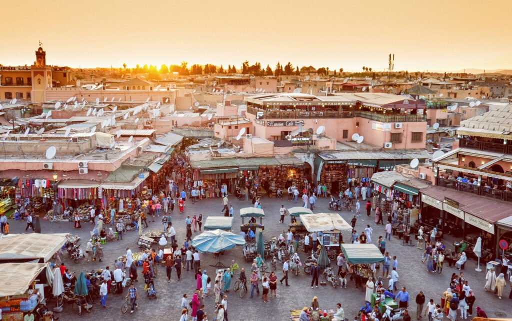Marrakech city view with Sud Est Tours