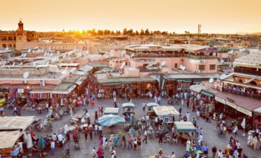 Marrakech city view with Sud Est Tours