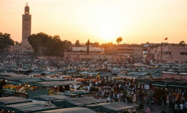 Marrakech traditional market
