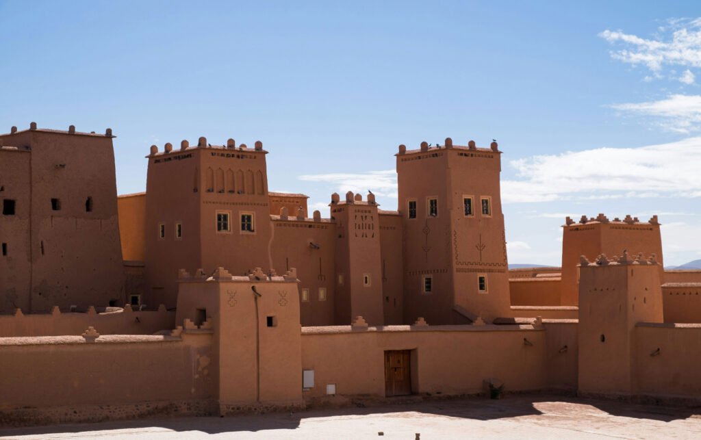 Ouarzazate desert landscape and kasbahs