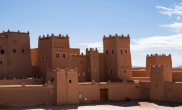 Ouarzazate desert landscape and kasbahs