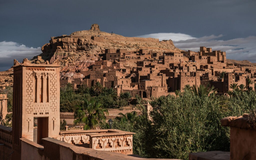 Ait Ben Haddou Kasbah panoramic view