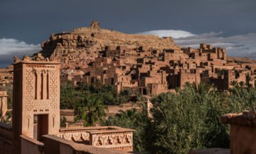 Ait Ben Haddou Kasbah panoramic view