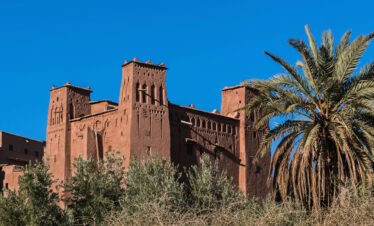Ouarzazate Kasbah and desert scenery