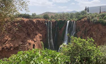 Ouzoud waterfalls in Atlas Mountains