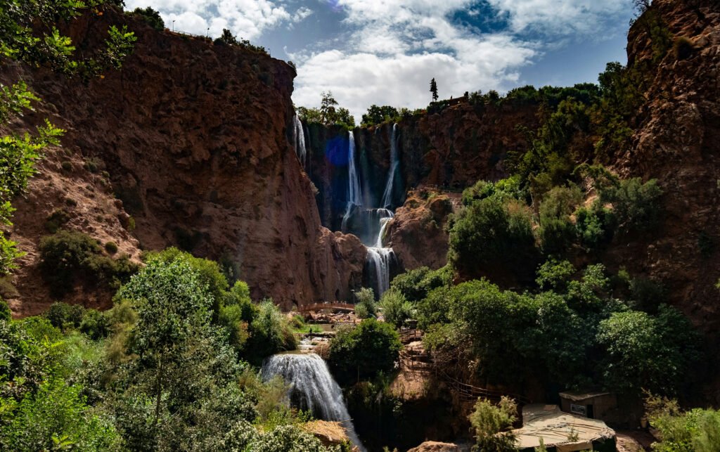 Ouzoud cascades and nature