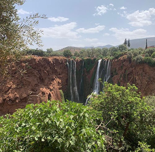 Ouzoud waterfalls in Atlas Mountains