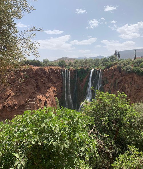 Ouzoud waterfalls in Atlas Mountains