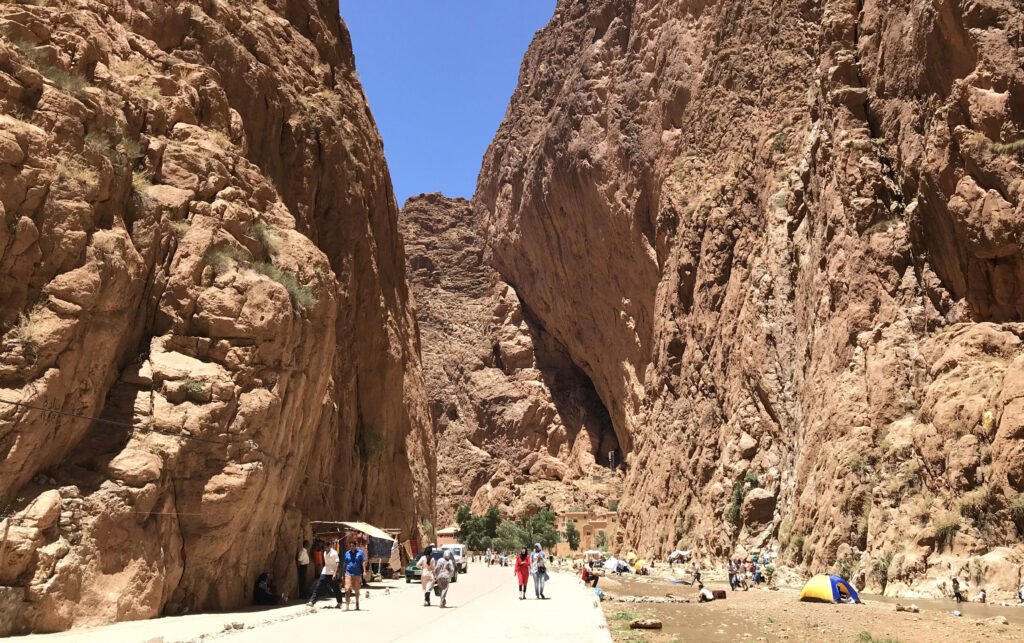 Tinghir palm oasis and Todra valley