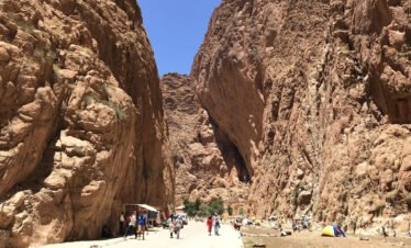 Tinghir palm oasis and Todra valley