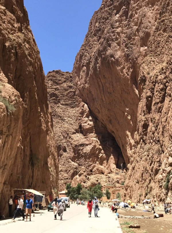 Tinghir palm oasis and Todra valley